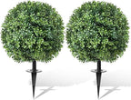 Artificial Topiary Bushes for Outdoors by FAJUNZH