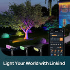 Linkind Smart Solar Spot Lights Outdoor SL5C, Solar Lights Outdoor Spotlight - Image 9