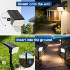 LANSOW 12 Pack Solar Spot Lights Outdoor Waterproof IP67, Solar Landscape - Image 6