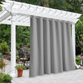 NICETOWN Outdoor Curtain for Patio Waterproof, Rustproof Grommet Thermal by NICETOWN