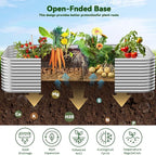 2 Pack Tall 6x3FT Corrugated Galvanized Steel Raised Garden Bed Outdoor - Image 4