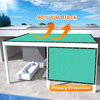 Artpuch Outdoor Pergola Shade Cover 11' X 11' Sun Shade Cloth - Image 3
