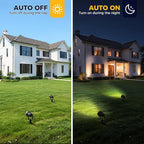 L LOHAS LED 5W Dusk to Dawn Outdoor Lighting, Auto On/Off 3000K Landscape - Image 2