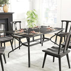 Outsunny Rectangle Outdoor Dining Table - Image 7