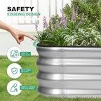 1MORE Raised Garden Bed -8X2X1 Galvanized Planter Box - Image 5