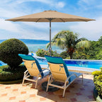 Simple Deluxe 9' Patio Umbrella Outdoor Table Market Yard Umbrella - Image 6