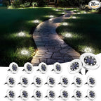 SOLPEX Solar Lights Outdoor Waterproof, 20 Pack Solar Ground Lights, Solar by Solpex