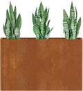 Cor Ten Steel Planters – 32x12x24H Inch Rectangular Planter Box | by Ganeekiron