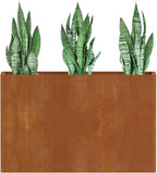 Cor Ten Steel Planters – 32x12x24H Inch Rectangular Planter Box | by Ganeekiron