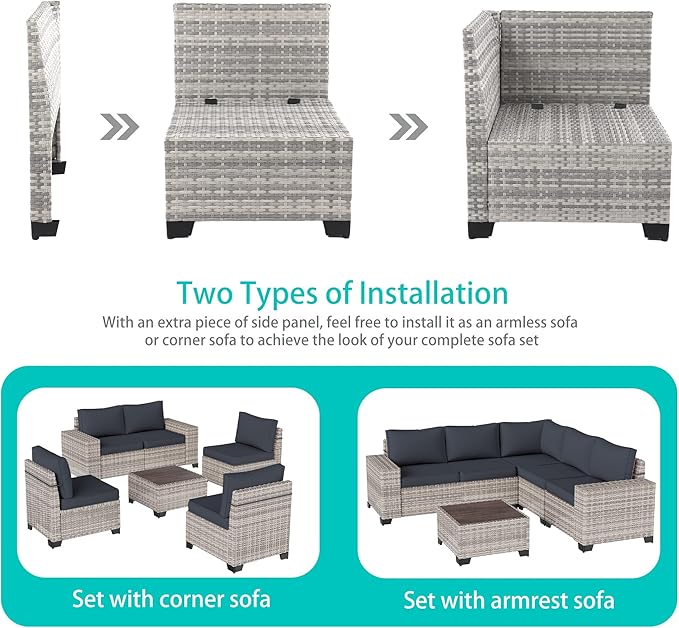 16-Piece Outdoor Patio Furniture Set - Image 3