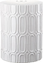 Safavieh Castle Gardens Collection Melody Antique White Glazed Ceramic Garden by SAFAVIEH