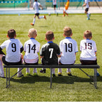 VINGLI 6 feet Plastic Folding Bench, Portable in/Outdoor Picnic Party Camping - Image 6