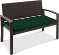 Best Choice Products Outdoor Bench 2-Person Wicker Garden Patio Benches Seating by BestChoiceProducts