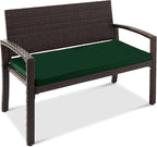 Best Choice Products Outdoor Bench 2-Person Wicker Garden Patio Benches Seating by BestChoiceProducts