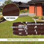GADI 67-Inch Raised Garden Bed, Metal Planter Box - Image 6