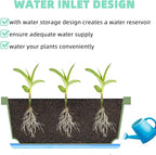 Window Box Planter, 7 Pack Plastic Vegetable Flower Planters Boxes 17 Inches - Image 5