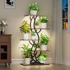 Plant Stand Indoor with Grow Lights by EVAWOO
