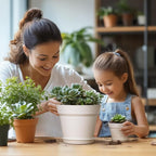 T4U 7.5 Inch Plant Pots 6 Pcs, Flower Pots - Image 7