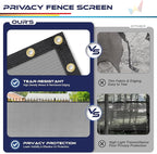 Windscreen4less Privacy Fence Screen Heavy Duty Windscreen Fencing Mesh Fabric - Image 5