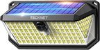 TECKNET 4200Lm 416 LED Solar Lights Outdoor Waterproof, 300° Angle & 3 Lighting by Tecknet