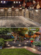 5W Retaining Wall Lights, 7 inch LED Hardscape Lighting, Waterproof Low Voltage - Image 4