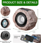 Timeflies Solar Rock Lights Outdoor 1 Pack, Bright Solar Spotlights Outdoor - Image 5