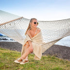 SUNCREAT Hammocks Traditional Rope Double Hammock - Image 6