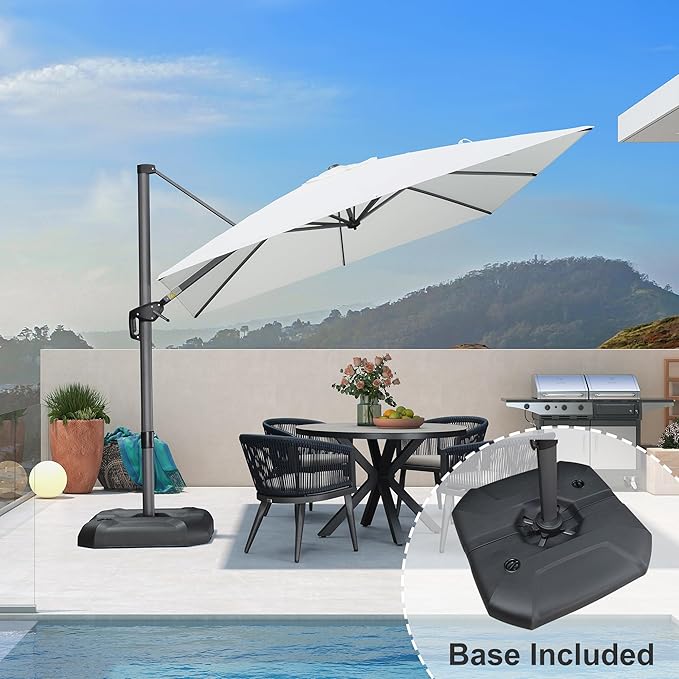 PURPLE LEAF 9 Feet Patio Umbrella - Image 2