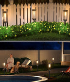 4 Pack Solar Pathway Lights Outdoor, Modern Super Brightness LED Solar Path - Image 6