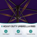 AreShark 7.5FT Patio Umbrella Table Market Umbrella - Image 4