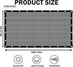 Sun Shade Cloth with Grommets, 90% UV Protection Shade Fabric, Pergola Shade - Image 2