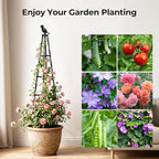 4 Pack Garden Trellis for Climbing Plants Outdoors, Vegetables - Image 8