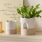 Nihow Self Watering Plant Pot: 4.5 Inch Ceramic Planter - Image 6