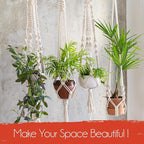 feedee Macrame Plant Hangers for Plants - Image 9