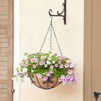 Hanging Baskets Planter for Plants, 2 Pack 12 Inch Round Metal Wire Hanging - Image 7