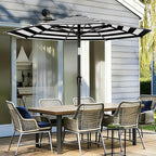 AreShark 9 FT Patio Umbrella for Outdoor, Outdoor Table Umbrella - Image 2