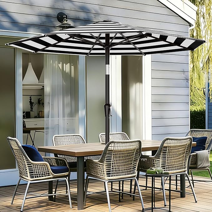 AreShark 9 FT Patio Umbrella for Outdoor, Outdoor Table Umbrella - Image 2