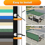 Artpuch Outdoor Pergola Shade Cover 7' X 10' Sun Shade Cloth - Image 5