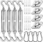 yofit 44 Pcs Shade Sail Hardware Kit, 6 Inch Outdoor Sun Sail Accessories by yofit