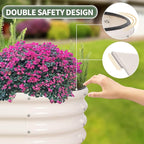 1MORE Galvanized Raised Garden Bed- Planter Garden Boxes Outdoor, Raised Beds - Image 3