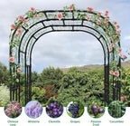 DoCred Garden Arch Trellis for Climbing Plants, 87 Inch Large Garden Trellises - Image 6