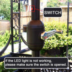 Sunnyglade 9' Solar LED Lighted Patio Umbrella - Image 3