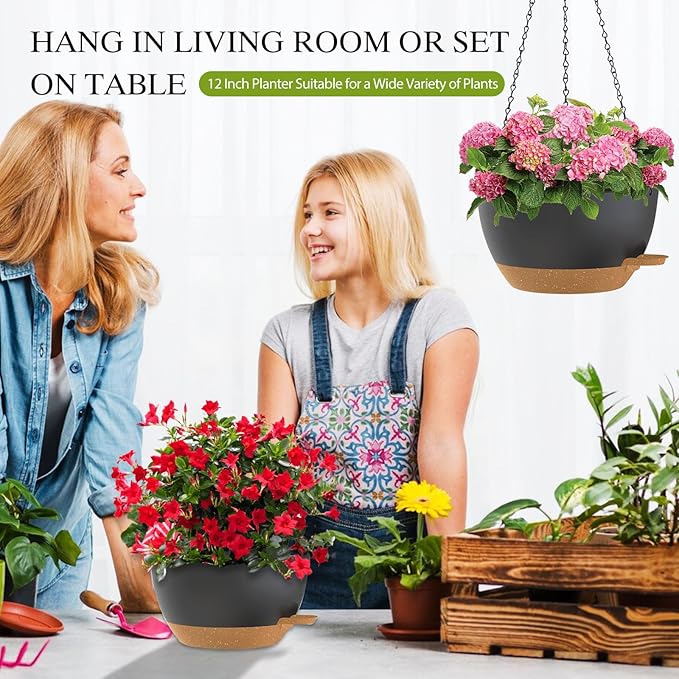 12 Inch Hanging Baskets 2 PC - Image 6
