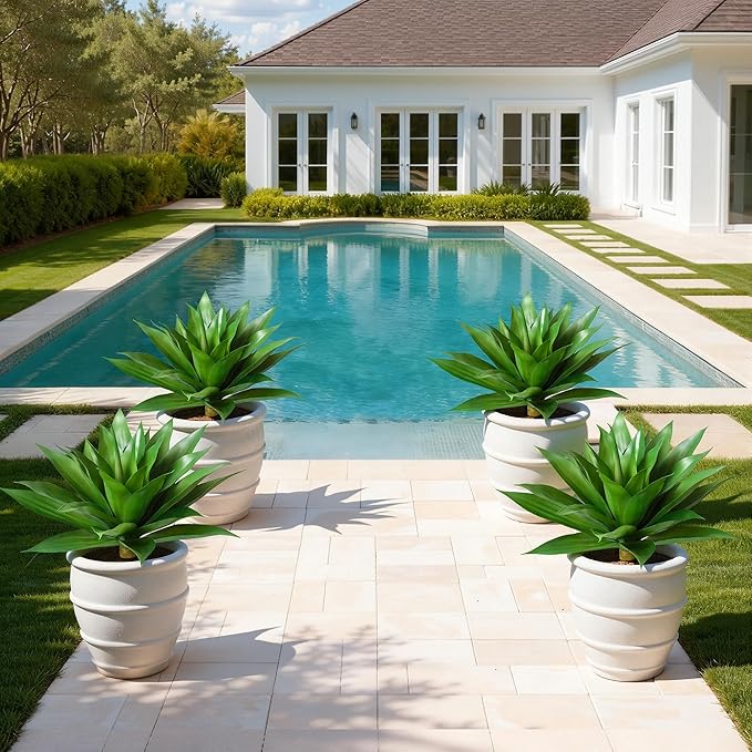 Ivydale Outdoor Faux Plants, Large Fake Plants Realistic Greenery UV Resistant - Image 7