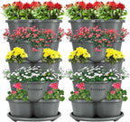 VIVOSUN 2-Pack 5 Tier Vertical Gardening Stackable Planter by VIVOSUN