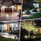 Solar Spot Lights Outdoor, 102 LED Solar Garden Yard Spotlight Waterproof - Image 3