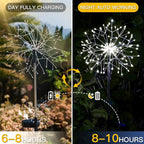 suddus Solar Garden Lights Outdoor Waterproof Decorative, Solar Fairy Lights - Image 5