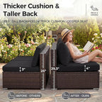 NICESOUL Outdoor Patio Furniture Set - Image 7