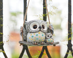 Swing Owl Hanging Planters for Indoor Plants, Cute Small Succulent Pots - Image 3