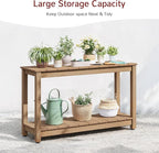 Stoog All-Weather Patio Console Table, 2-Tier Outdoor Table - Image 8